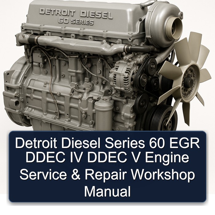 Detroit Diesel 60 Series EGR Ddec IV V Engine Service Repair Workshop Manual PDF