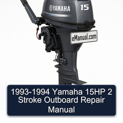1993-1994 Yamaha 15HP 2 Stroke Outboard Service Repair Workshop Manual PDF