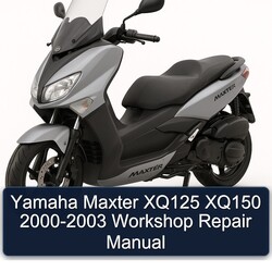 2000-2003 Yamaha Maxter XQ125 XQ150 Service Repair Workshop Manual PDF