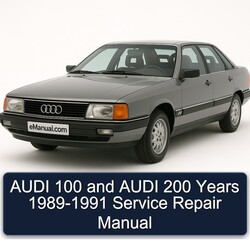 1989-1991 Audi 200 100 Years Service Repair Workshop Manual PDF