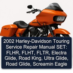 2002 Harley Davidson Road Glide Harley-davidson Touring Set: Flhr, Flht, Fltr, Electra Glide, King, Ultra , Service Repair Workshop Manual PDF