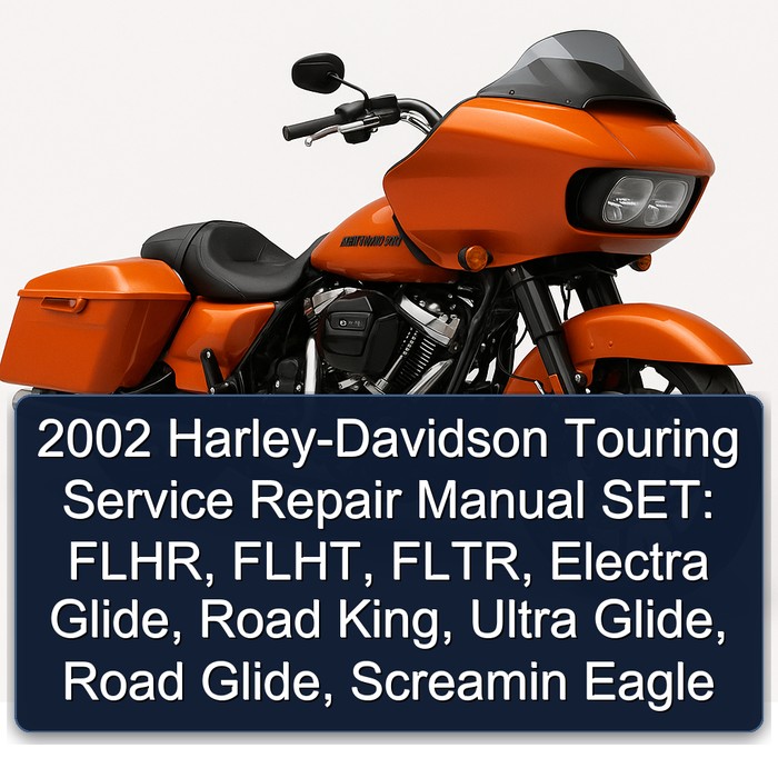 2002 Harley Davidson Road Glide Harley-davidson Touring Set: Flhr, Flht, Fltr, Electra Glide, King, Ultra , Service Repair Workshop Manual PDF
