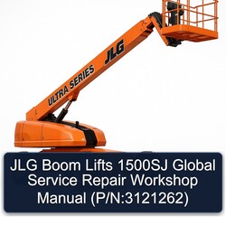 JLG Boom Lifts 1500SJ Global (p/n:3121262) Service Repair Workshop Manual PDF
