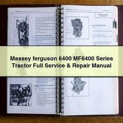 Massey Ferguson 6400 MF6400 Series Tractor Service Repair Workshop Manual PDF