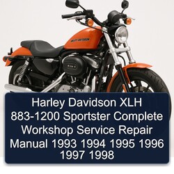 1993-1998 Harley Davidson Sportster XLH 883-1200 Service Repair Workshop Manual PDF