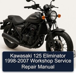 1998-2007 Kawasaki Eliminator Service Repair Workshop Manual PDF