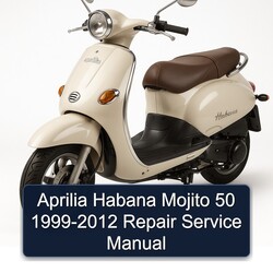 1999-2012 Aprilia Habana Mojito 50 Service Repair Workshop Manual PDF