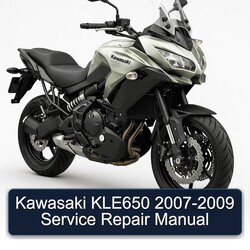 2007-2009 Kawasaki Versys KLE650 Service Repair Workshop Manual PDF