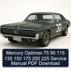 Mercury Optimax 75 90 115 135 150 175 200 225 Service Repair Workshop Manual PDF
