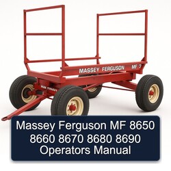 Massey Ferguson MF 8650 8660 8670 8680 8690 Operators Operator's Manual PDF