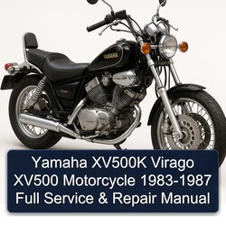 1983-1987 Yamaha Virago XV500K XV500 Motorcycle Service Repair Workshop Manual PDF