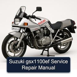 Suzuki GSX Series GSX1100EF Service Repair Workshop Manual PDF
