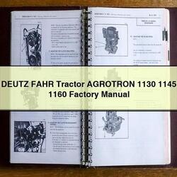 Deutz Fahr Tractor Agrotron 1130 1145 1160 Service Repair Workshop Manual PDF
