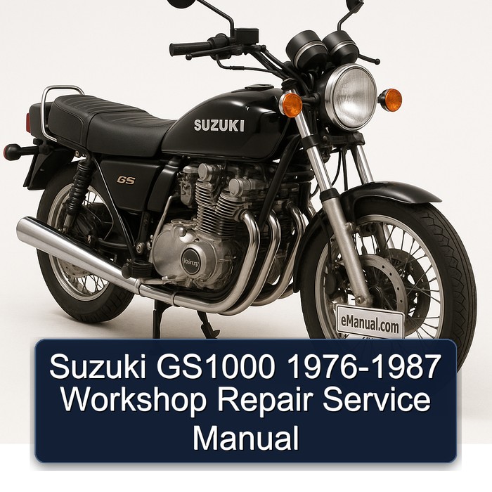 1976-1987 Suzuki GS Series GS1000 Service Repair Workshop Manual PDF