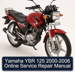 2000-2006 Yamaha YBR Models 125 - Online Service Repair Workshop Manual PDF