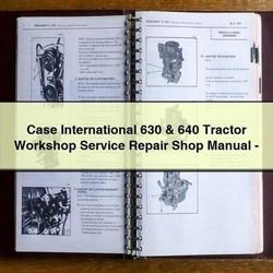 Case International 630 640 Tractor Shop Service Repair Workshop Manual PDF