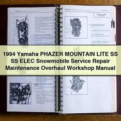 1994 Yamaha Phazer Mountain Lite SS Elec Snowmobile Service Repair Workshop Manual PDF