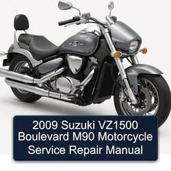 2009 Derbi Boulevard Suzuki VZ1500 M90 Motorcycle Service Repair Workshop Manual PDF