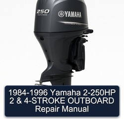 1984-1996 Yamaha 2-250HP 2 4-stroke Outboard Service Repair Workshop Manual PDF