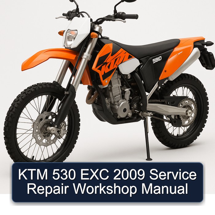 2009 KTM 530 EXC Service Repair Workshop Manual PDF