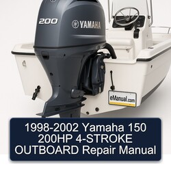 1998-2002 Yamaha 150 200HP 4-stroke Outboard Service Repair Workshop Manual PDF