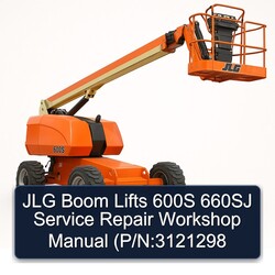 JLG Boom Lifts 600S 660SJ (p/n:3121298 Service Repair Workshop Manual PDF