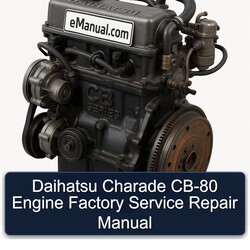 Daihatsu CB Series Charade CB-80 Engine Service Repair Workshop Manual PDF