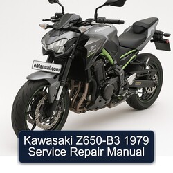 1979 Kawasaki Z Series Z650-B3 Service Repair Workshop Manual PDF