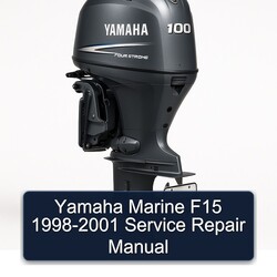 1998-2001 Yamaha Marine F15 Service Repair Workshop Manual PDF