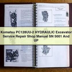Komatsu Pc128uu-2 Hydraulic Excavator Shop SN 5001 UP Service Repair Workshop Manual PDF