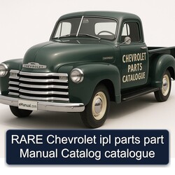 Chevrolet Parts Catalogue Rare Ipl Catalog PDF