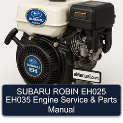 Subaru Robin EH Models EH025 EH035 Engine Parts Catalog PDF