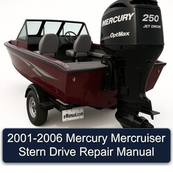 2001-2006 Mercury Mercruiser Stern Drive Service Repair Workshop Manual PDF