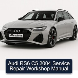 2004 Audi RS6 Service Repair Workshop Manual PDF