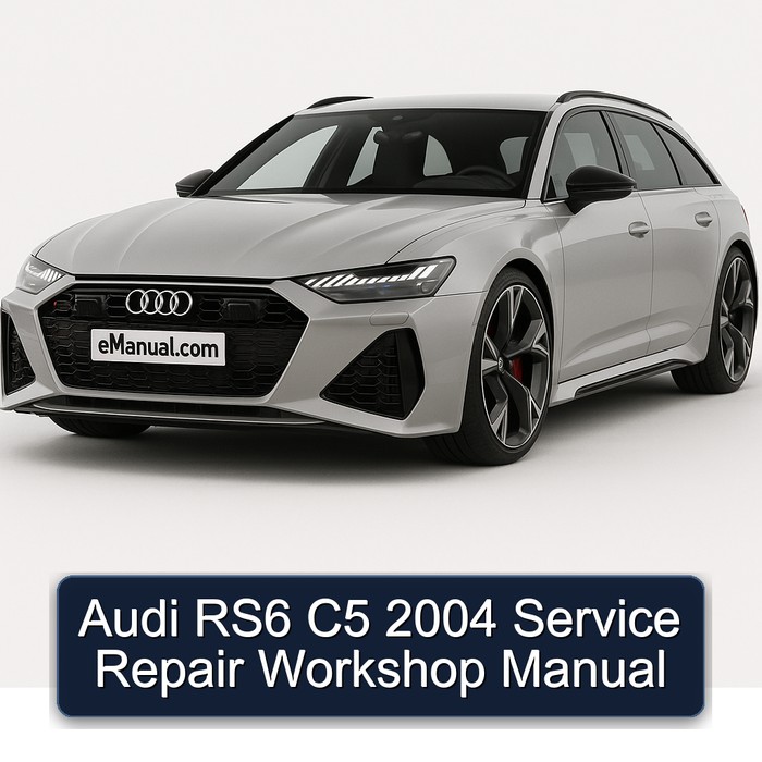 2004 Audi RS6 Service Repair Workshop Manual PDF
