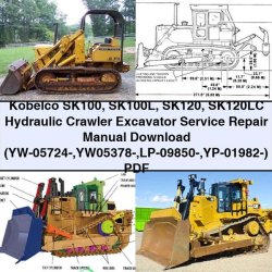 Kobelco SK100 SK100L SK120 SK120LC Hydraulic Crawler Excavator (yw-05724- Yw05378- Lp-09850- Yp-01982-) Service Repair Workshop Manual PDF