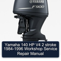 1984-1996 Yamaha 140 HP V4 2 Stroke Service Repair Workshop Manual PDF