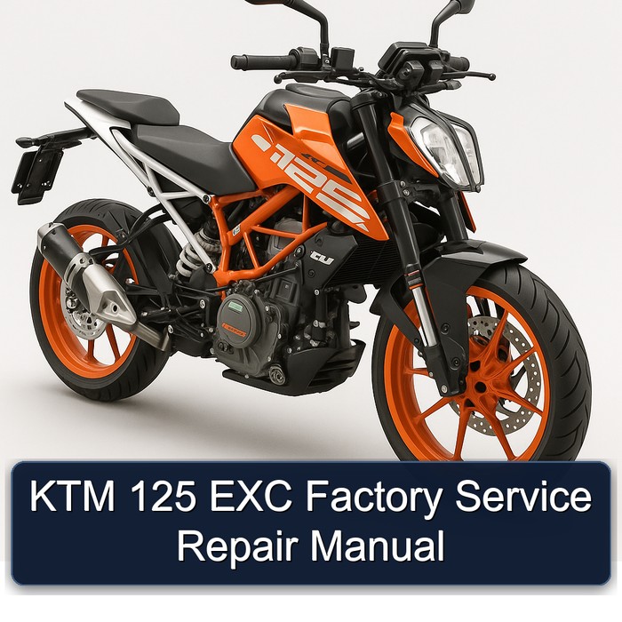 KTM 125 EXC Service Repair Workshop Manual PDF
