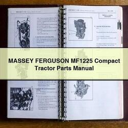 Massey Ferguson MF1225 Compact Tractor Parts Catalog PDF
