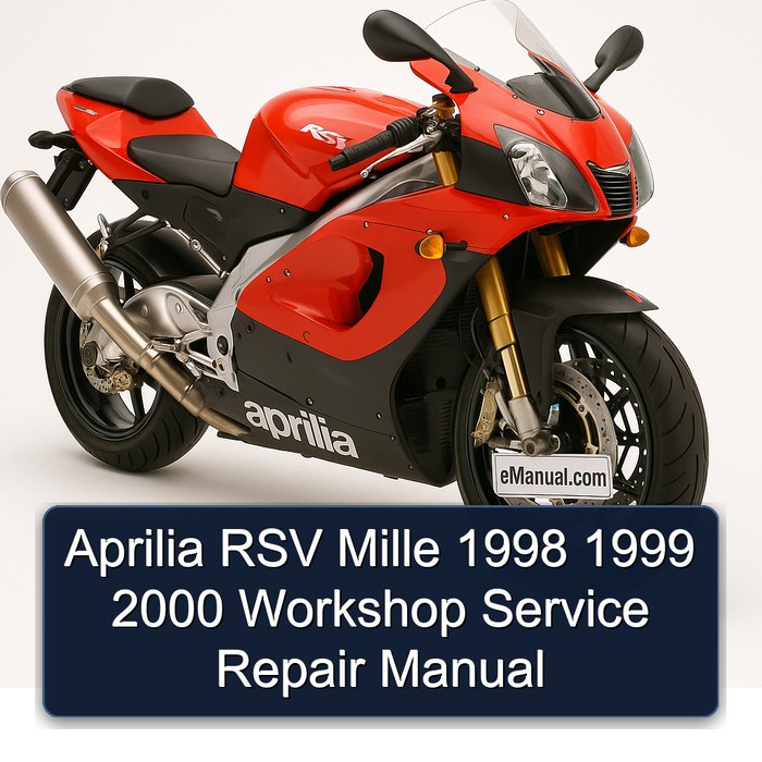 1998-2000 Aprilia RSV Models Mille Service Repair Workshop Manual PDF
