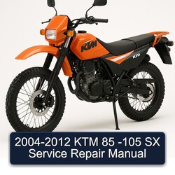2004-2012 KTM 105 85 - SX Service Repair Workshop Manual PDF