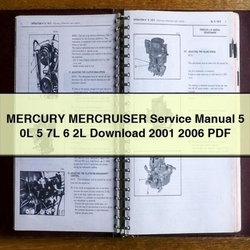 2001-2006 Mercury Mercruiser 5 0L 7L 6 2L Service Repair Workshop Manual PDF