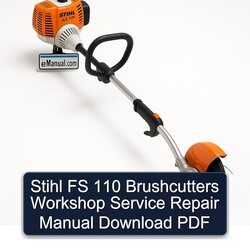 Stihl FS 110 Brushcutters Service Repair Workshop Manual PDF
