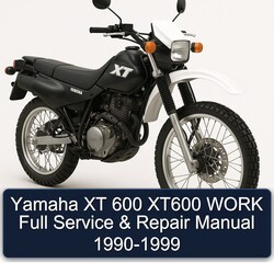 1990-1999 Yamaha XT Models 600 XT600 Work Service Repair Workshop Manual PDF
