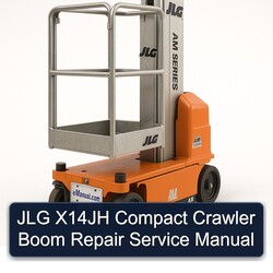 JLG X14JH Compact Crawler Boom Service Repair Workshop Manual PDF