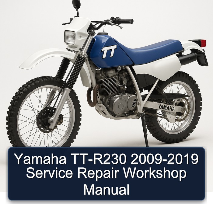 2009-2019 Yamaha TT Models TT-R230 Service Repair Workshop Manual PDF