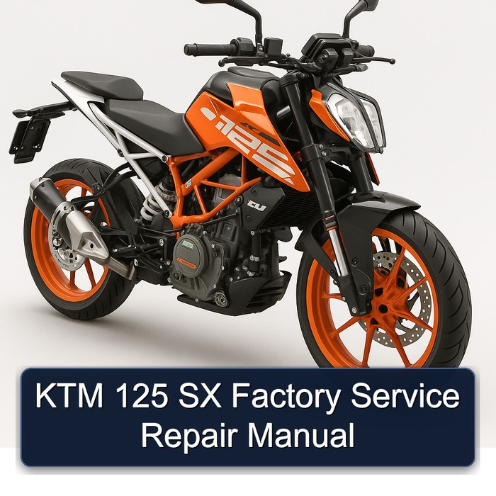 KTM 125 SX Service Repair Workshop Manual PDF