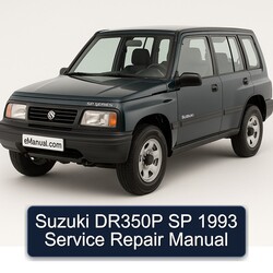 1993 Suzuki SP Series DR350P Service Repair Workshop Manual PDF