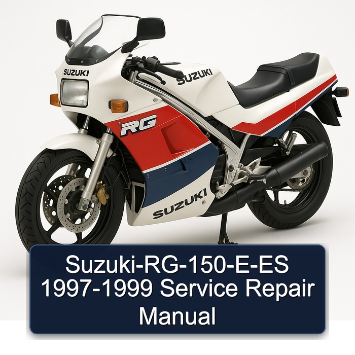 1997-1999 Suzuki RG Series Rg-150-e-es Service Repair Workshop Manual PDF