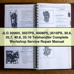 JLG 3006H 3507PS 4008PS 3510PS 30.6 35.7 40.8 35.10 Telehandler Service Repair Workshop Manual PDF